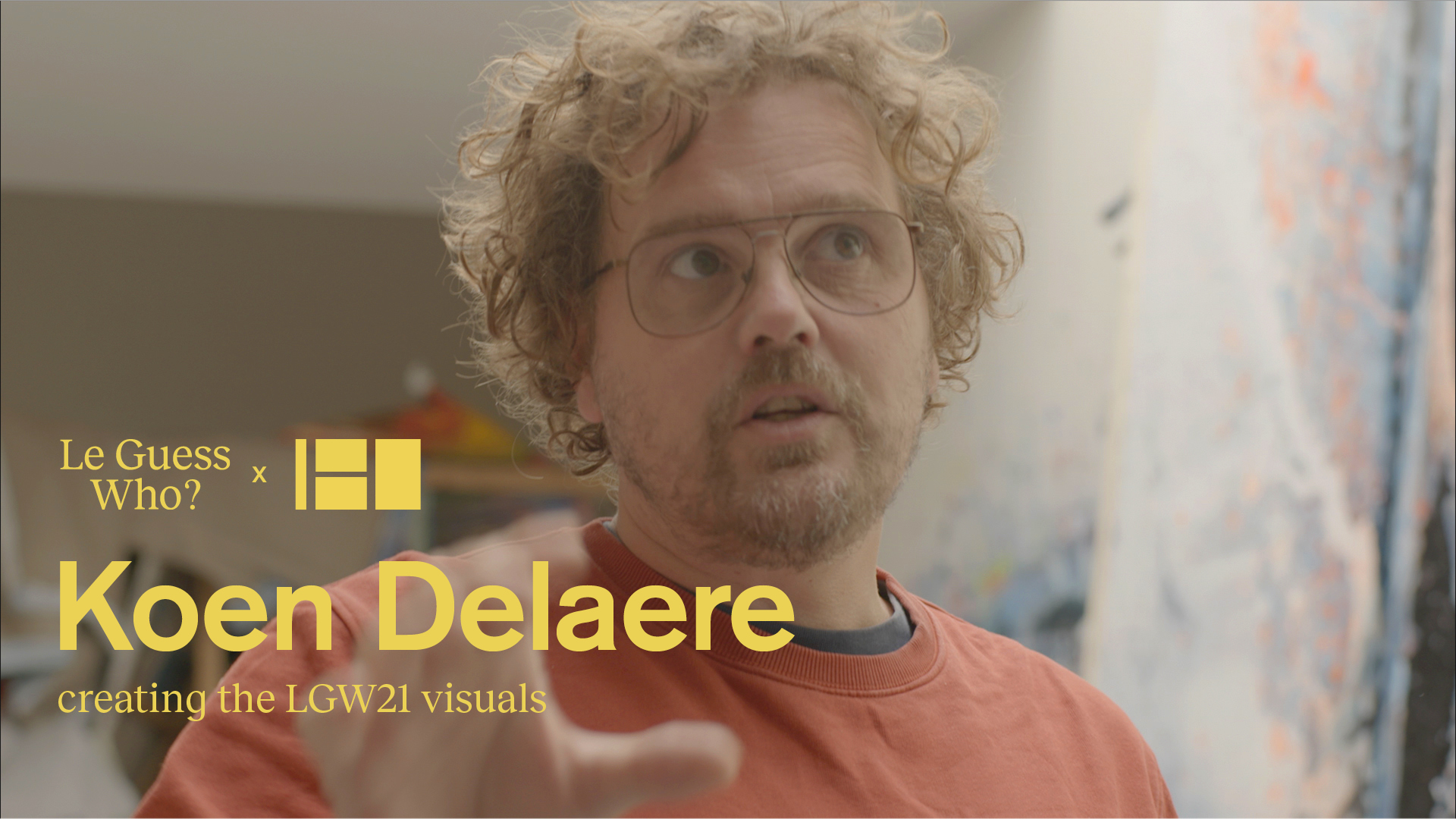 Creating the LGW21 visuals: a video portrait of Koen Delaere by LGW & Canal180